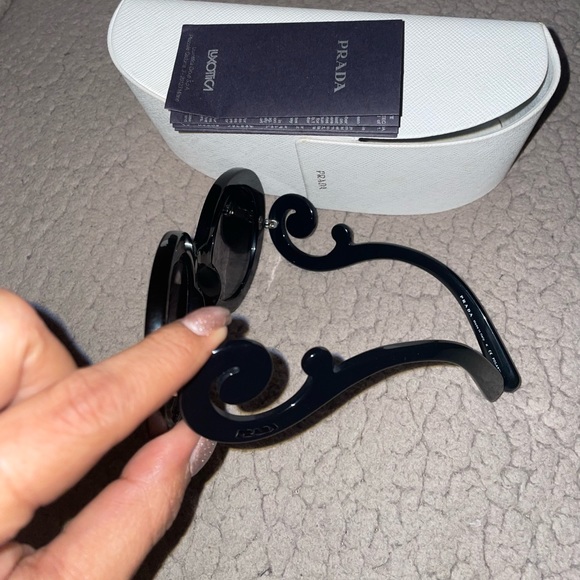 Prada Black Baroque Sunglasses - Picture 3 of 5